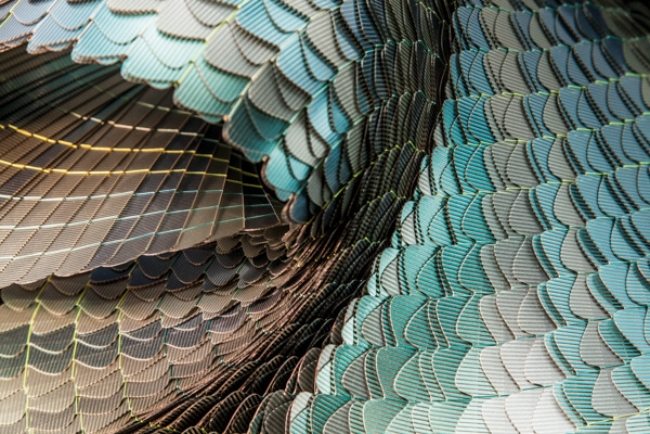 enso-moderná tkanina s dizajnom žiaroviek extravagantná-londýnsky festival dizajnu-2013