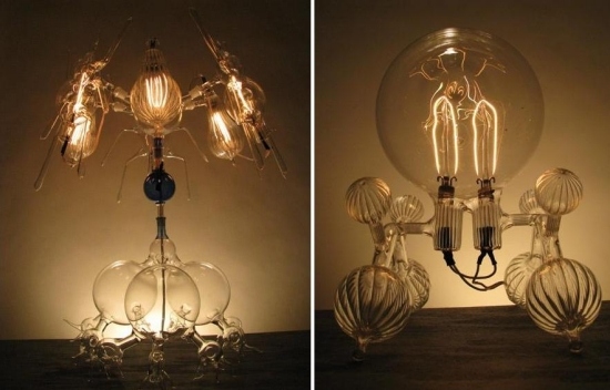 Svietidlá s dizajnom svetelného zdroja-bizarný, rovnomerný svetelný efekt