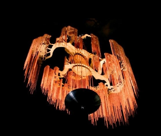 Luster Willowlamp Design-vzdialený strom Luster Willowlamp Design-Faraway Tree konštrukcia z nehrdzavejúcej ocele