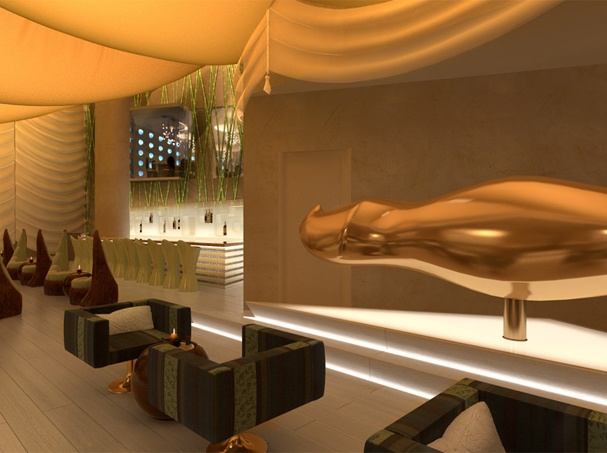 Dizajnér Dupoux orientálna atmosféra