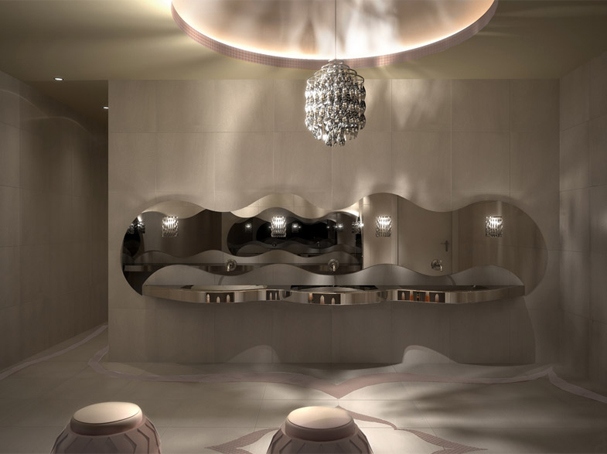 Dizajnér Dupoux kúpeľňový očarujúci zrkadlový dizajn