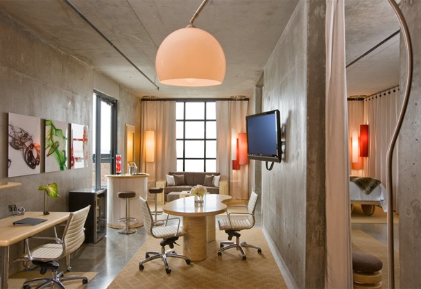 Nápady na zariadenie nábytku Interiér hotela Dupoux