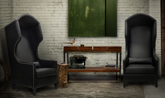 cestovné kožené kreslo čierne vysoké operadlo brabbu cestovné kožené kreslo s vysokým operadlom brabbu