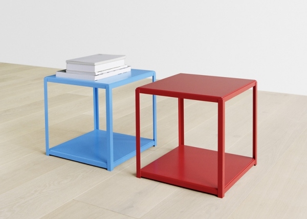 modro červený dizajn nábytku od Ferdinanda Krammera