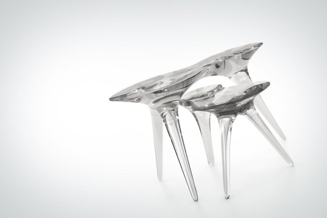 Stôl Ice T Dizajnový jazyk inšpirovaný ľadom