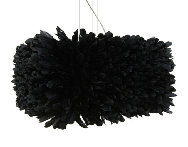 moderná čierna závesná lampa dizajnér svetelné objekty čierna závesná lampa dizajnér svetelné objekty