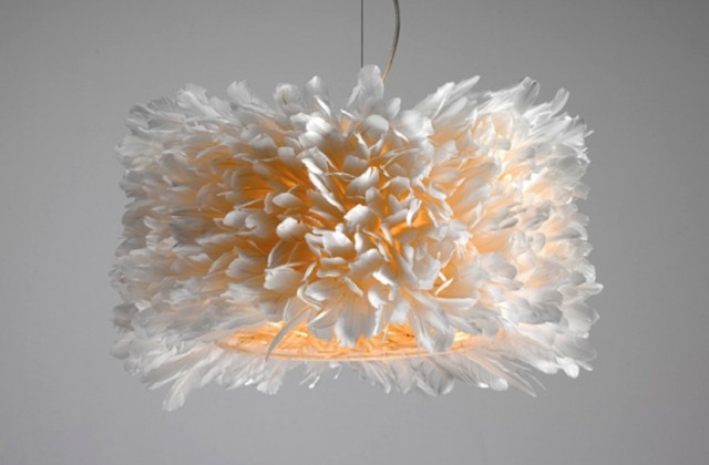 nová moderná kolekcia husí z bieleho peria zdobí štýlové prostredie