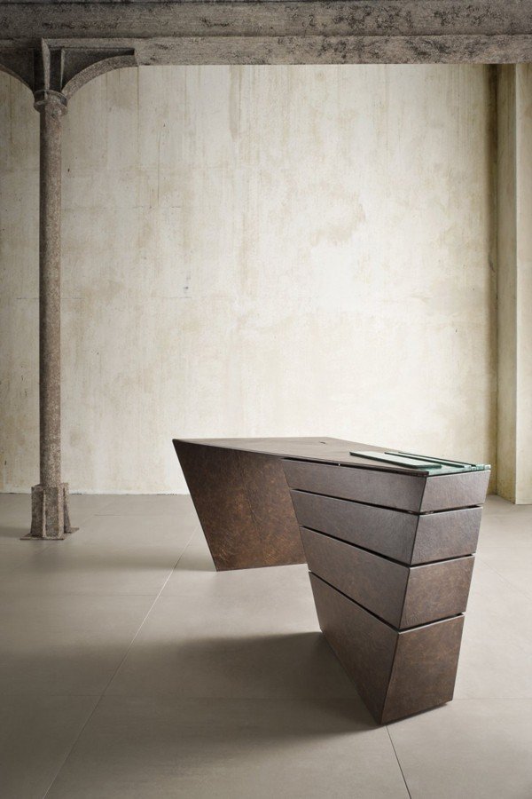 dizajn stola dynamické tvary rotačný pohyb dizajn stola s dynamickými tvarmi rotujúcimi pohybmi