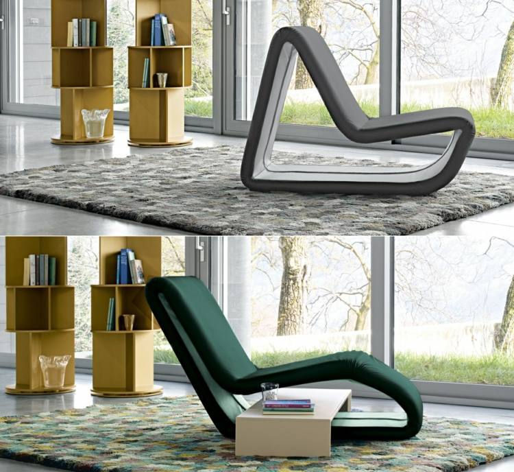 Kreslo látkové čalúnenie operadlo moderný tvar