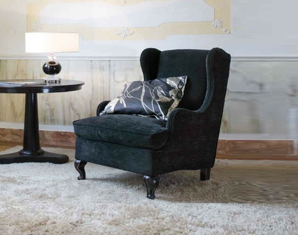 moderný dizajn kresla-klasické nápady interiéru