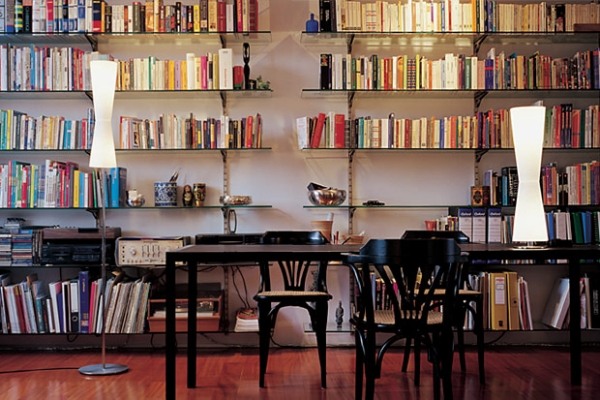 Knižnica osvetlenie stojací lampa-Lulu