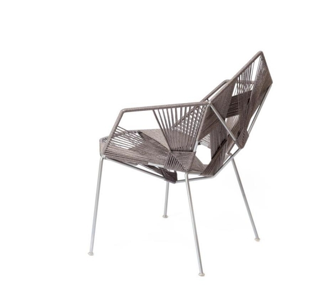 dizajnový stuihl tkaný CHSK rami tareef ručne vyrobený