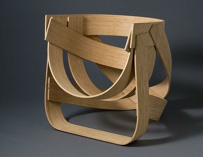 Inovatívna konštrukcia z bambusu, ergonomický tvar