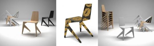 Stoličky „Mosquito“ navrhnuté Bihainom Mosquito - Elegantné stoličky od Bihain