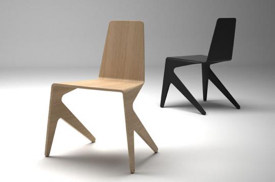 Mosquito - Elegantné drevené stoličky od Michaela Bihaina Mosquito - Elegantné preglejkové stoličky od Michaela Bihaina