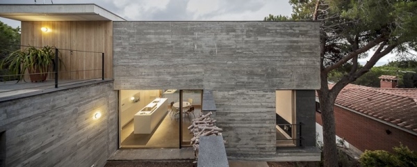 hranaté tvary dizajnér obytný dom v stredomorskom štýle