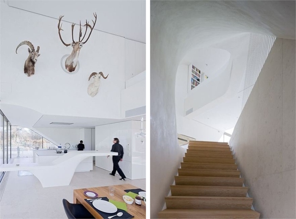 Štýlové zariadenie-vila schody