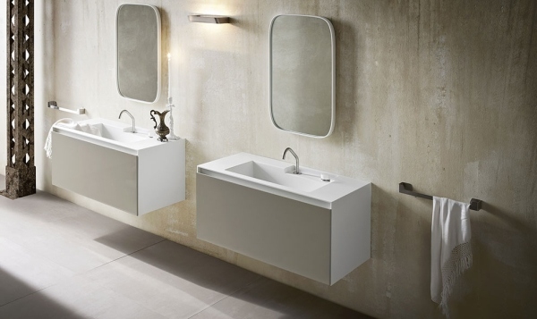 ergonomický úložný priestor umývadla funkčne moderný