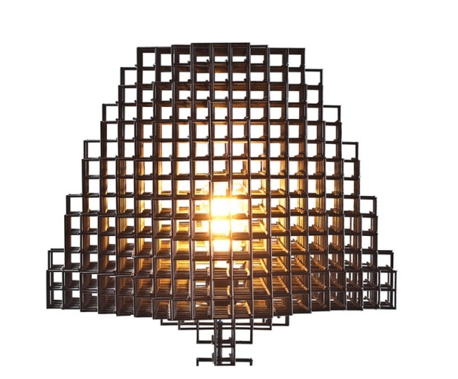 Priemyselný dizajnér bomi park dizajnérsky nábytok z drôtenej siete Dizajnový nábytok z drôteného pletiva lampa bomi park