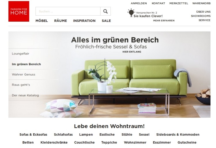 Nakúpte online značkový nábytok pre domácnosť