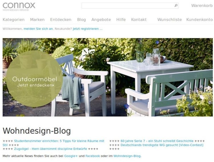 kúpiť connox-designermoebel-online