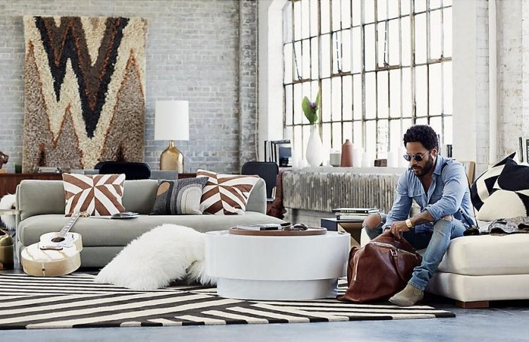 Lenny Kravitz navrhuje nábytok s nezameniteľným štýlom Dizajnový nábytok a dekorácie -interiér-dizajn-biela-čierna-new-york-štýl