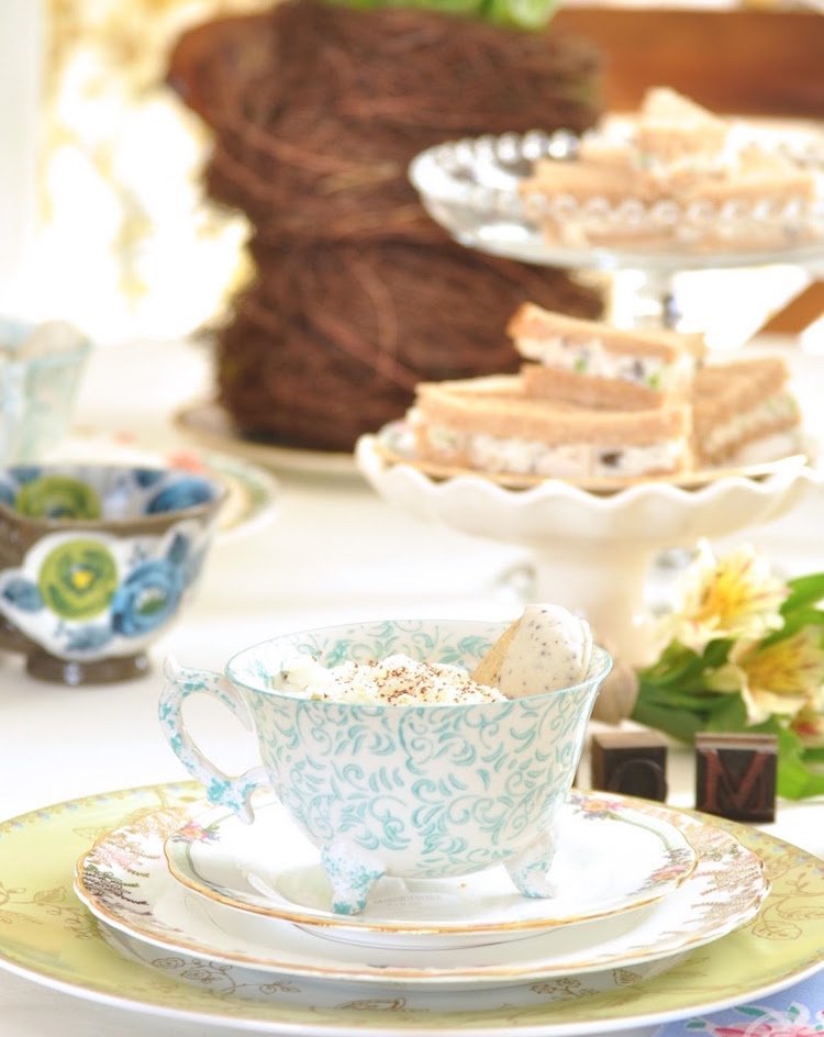 perfektný doplnok k čajovému večierku - dezert v šálke dezertné sklo-recepty-šálka-servírovanie-servírovanie-ozdoba