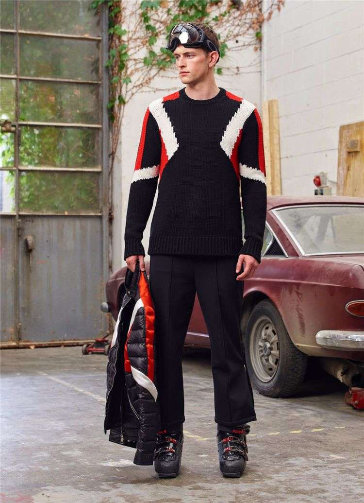 módne trendy-muži-2017-2018-lyžiarske nohavice-dvorček