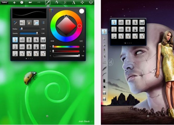 nápomocný-smartphone-aplikácie-skicár-kniha-pro