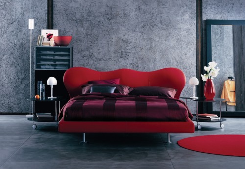 Bed-by-Flou-netradičné čelo postele