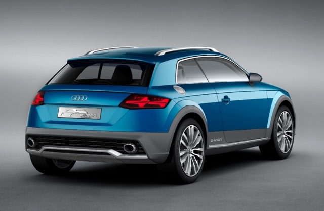 Audi Allroad Shooting E Tron zadný nový model