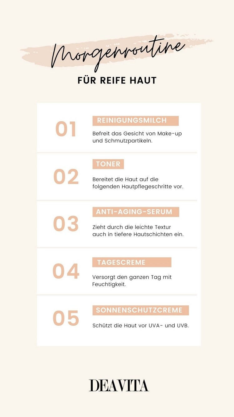 Ročná rutina najlepšej starostlivosti o pleť pre zrelú pleť