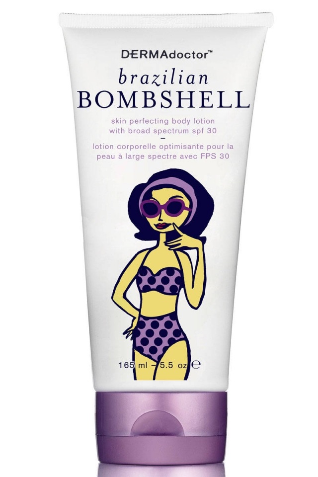 Lotion s exotickým nádychom Brazílie telové tonery-purpurové-DermaDoctor-brazílske-krémové