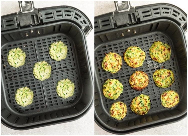 Cuketové placky upečte v teplovzdušnej fritéze Airfryer