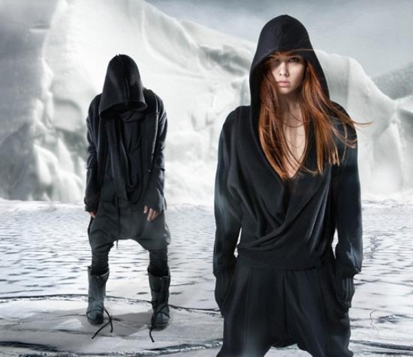 návrhár módna demobaza futuristická kampaň aw12 čierna návrhárska móda z demobaza futuristická kampaň aw12 čierna