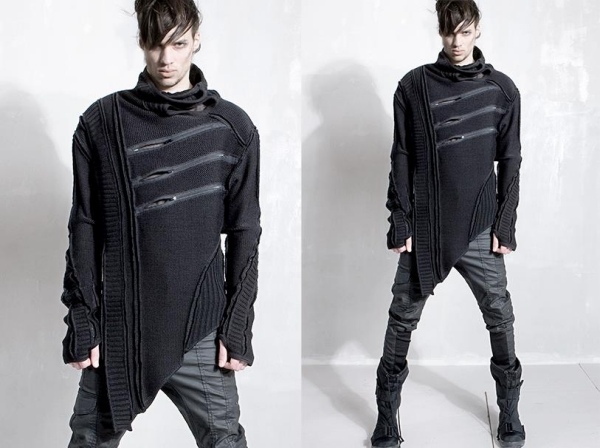 pánsky sveter kardigan demobaza aw12 pánska mikina demobaza aw12