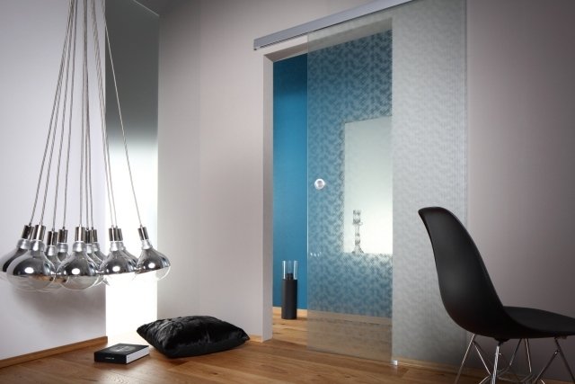 posuvné dvere sklenená séria moderné miestnosti lars contzen