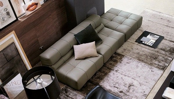 Kožený sedací nábytok B & amp; B Italia Pohovka na nábytok-by-B & B-Italia-koža