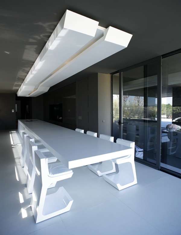 ultramoderná dekorácia jedálne moderná jedáleň - vzrušujúca dekorácia