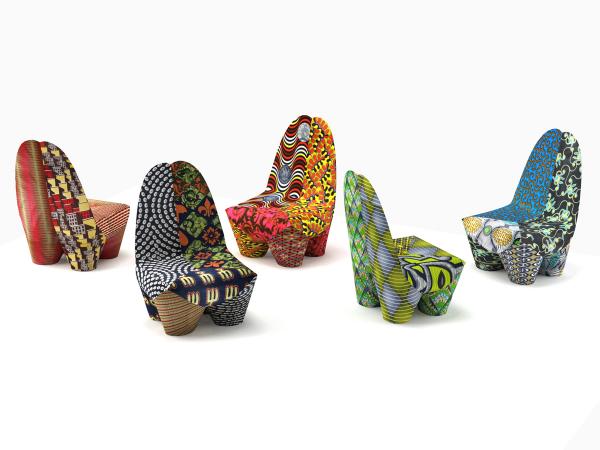 farebné kreslá s patchworkovým dizajnom farebné kreslo moroso patchworkový dizajn