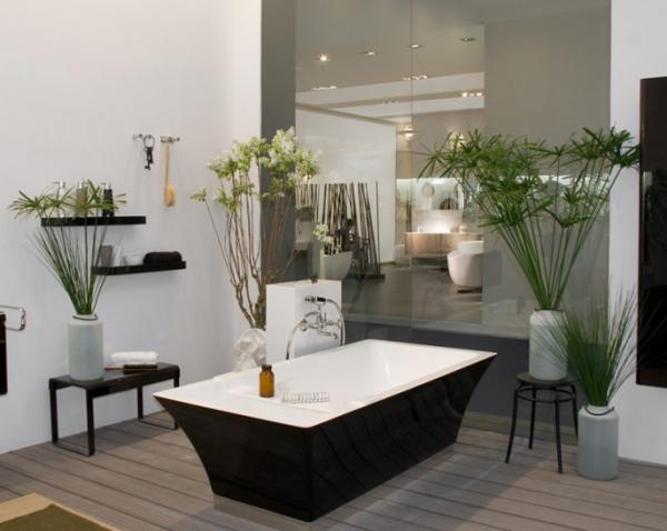 čiernobiela obdĺžniková vaňa regia čierna obdĺžniková vaňa