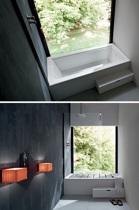 vaňa so sprchovým kútom a funkciou uzamykania vaňa so sprchovacím kútom