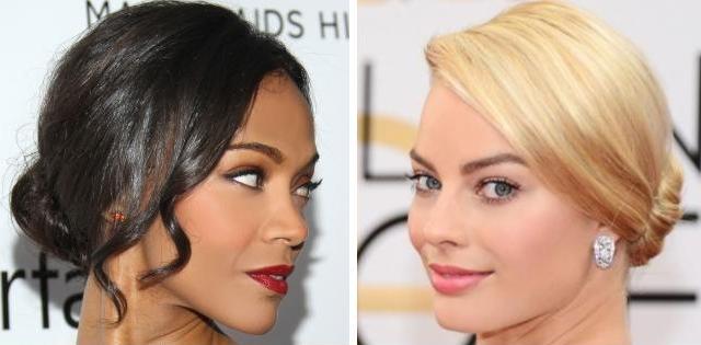 Účesy s drdolom s nápadmi na bočné lúčenie pre účesy jesenných žien updos-jeseň-dámy-účesy-otvorené-časti-kučeravé