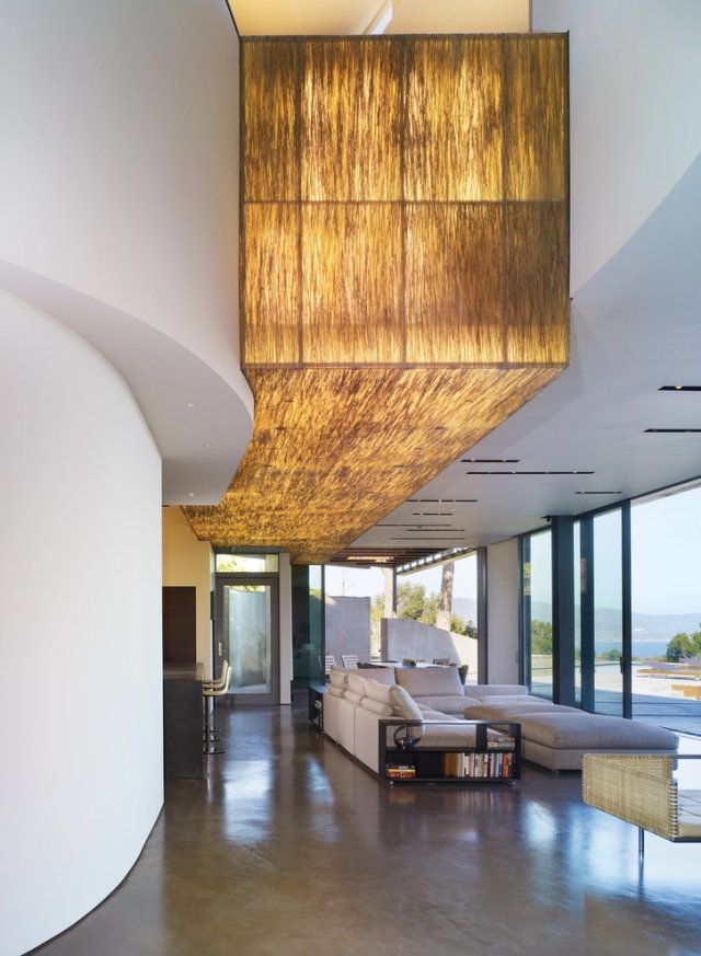 moderný stropný obklad 3formové stropné panely do obývačky moderné dekoračné panely 3formový dizajn stropu obývačky