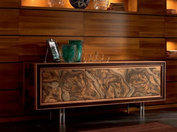 štýlový klasický stenový panel dizajn chodby