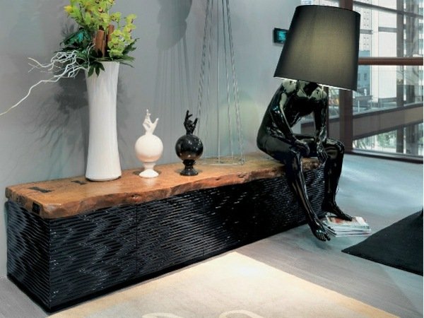 Drevené chladné vázy, doplnky do dekoratívnych kúskov