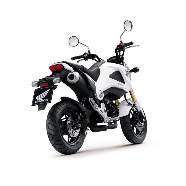 zadná strana biela honda-msx125-zadná strana biela