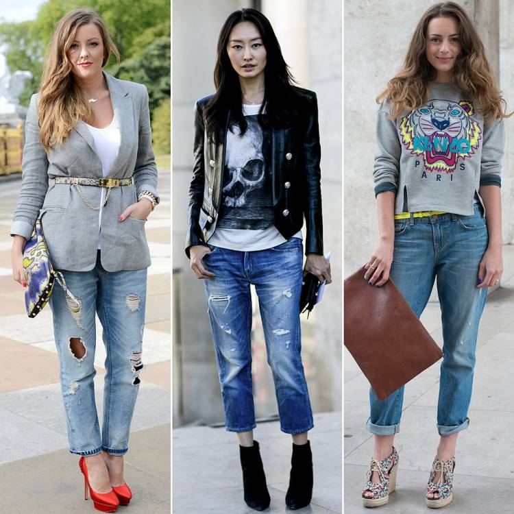 boyfriend denim trend pre sebavedomé ženy outfit-omyly-ženy-správanie-oblečenie-vyhnite sa