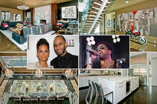alicia keys lenny kravitz domy svetoznámych popových hviezd alicia-keys-lenny-kravitz-domy-svetovo preslávené-popstars