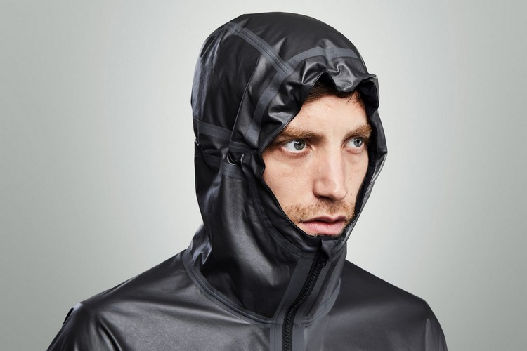 grafénová bunda, kapucňa, pevný materiál, odolný voči poveternostným vplyvom